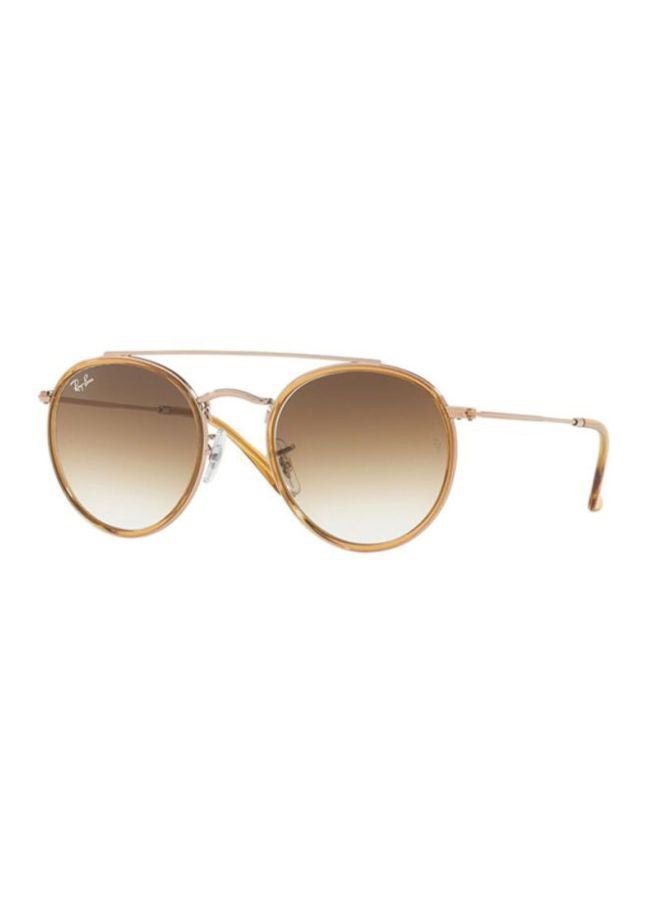 Ray-Ban UV Protection Round Sunglasses - RB3647N 907051 - Lens Size: 51 mm - Gold - Image 2
