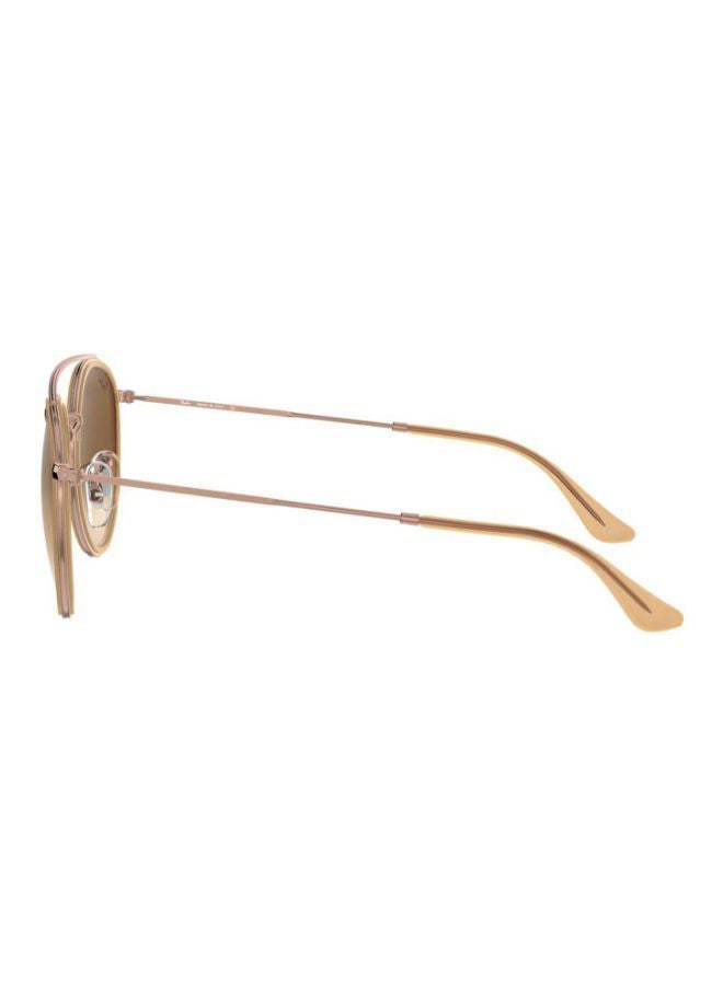 Ray-Ban UV Protection Round Sunglasses - RB3647N 907051 - Lens Size: 51 mm - Gold - Image 3
