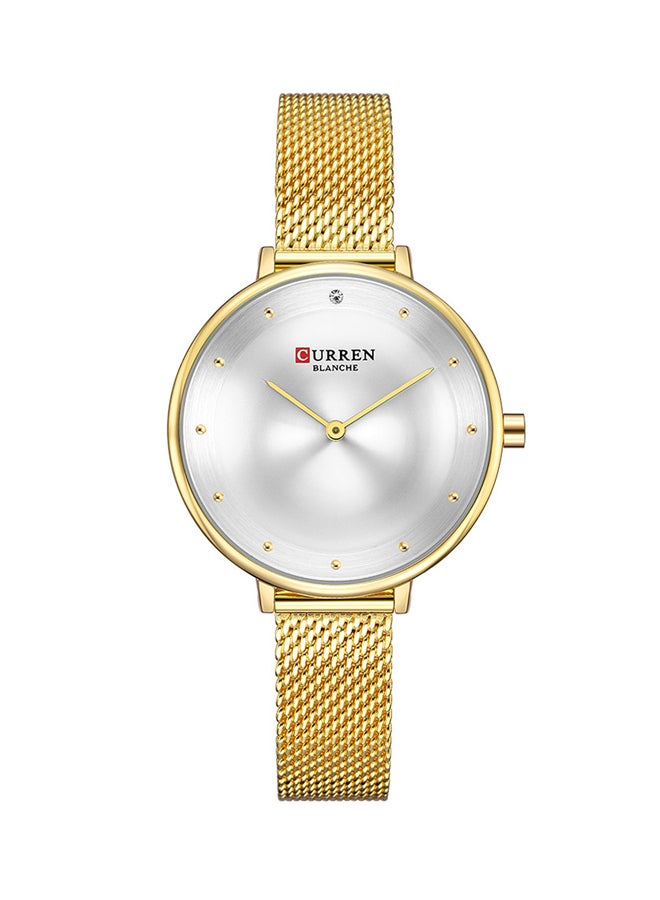 CURREN - Women's Water Resistant Analog Watch 9029 - 30 mm - Gold - Image 1