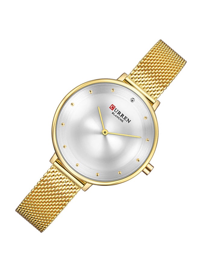 CURREN - Women's Water Resistant Analog Watch 9029 - 30 mm - Gold - Image 1