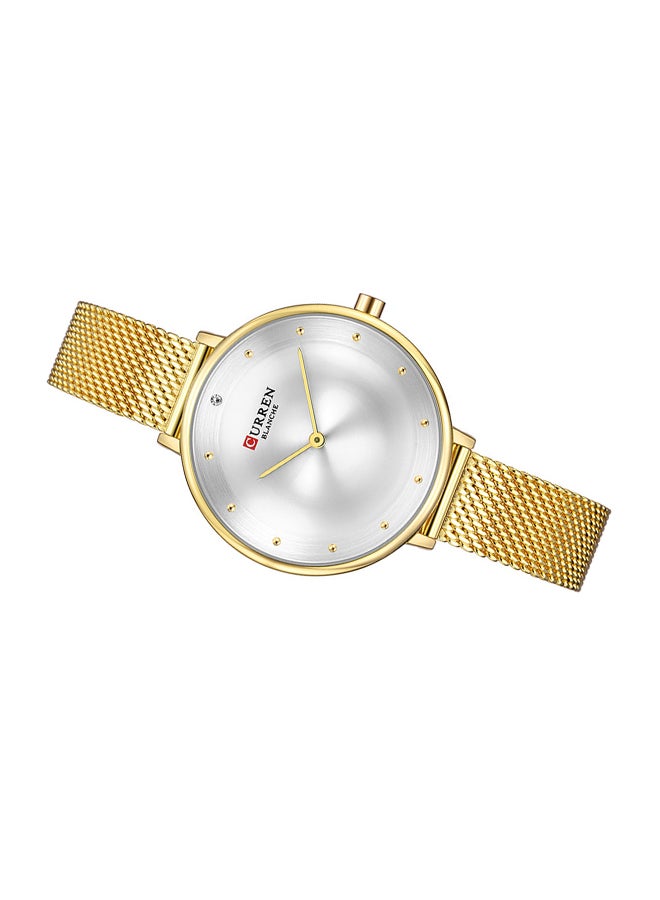CURREN - Women's Water Resistant Analog Watch 9029 - 30 mm - Gold - Image 1