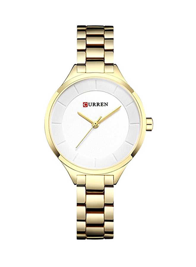 Women's Analog Stainless Steel Watch WT-CU-9015-GO2#D2 - 26 mm - Gold - v1676378933/N17917866A_1