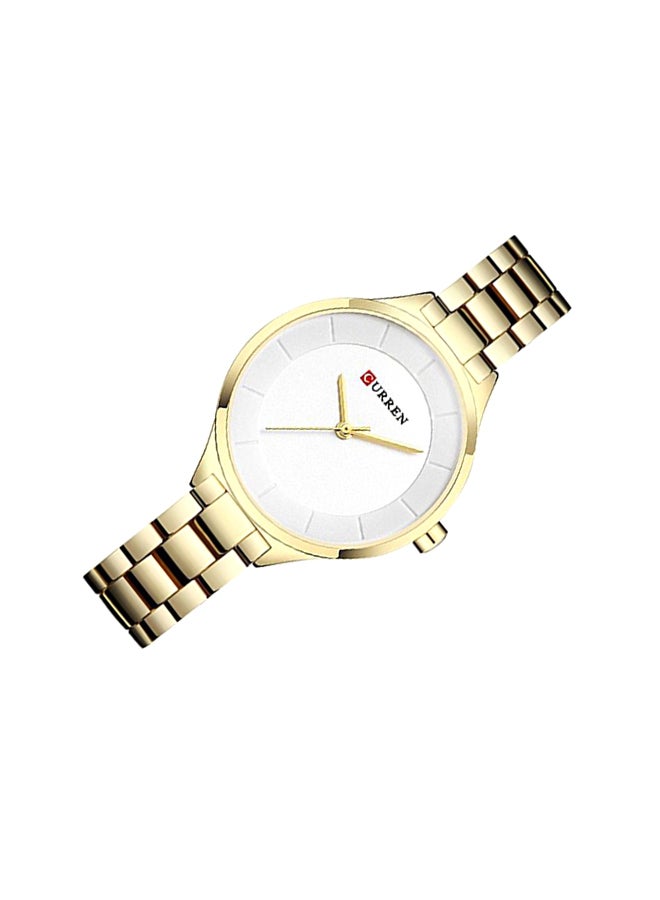 Women's Analog Stainless Steel Watch WT-CU-9015-GO2#D2 - 26 mm - Gold - v1676378933/N17917866A_4