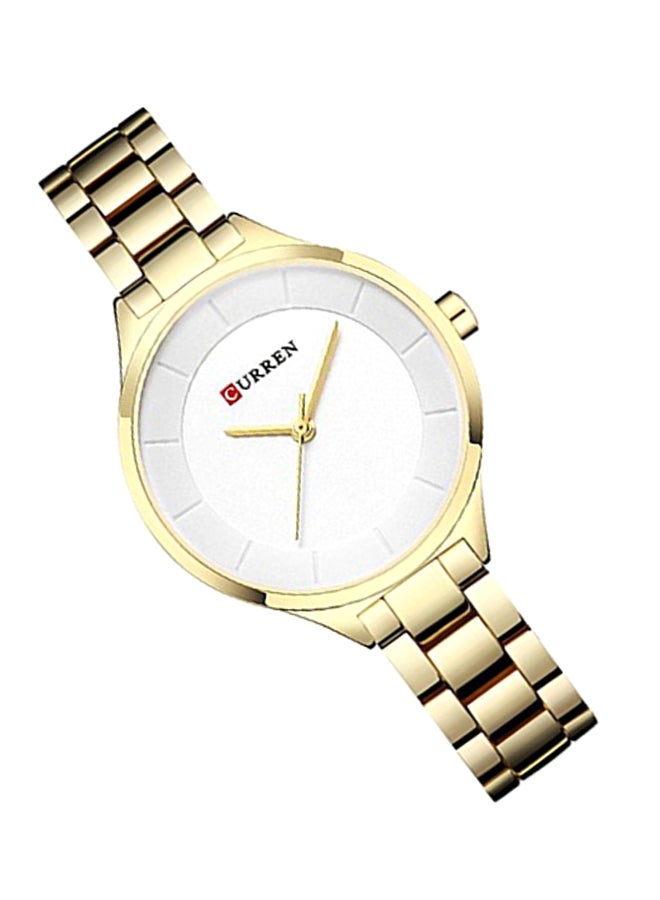 Women's Analog Stainless Steel Watch WT-CU-9015-GO2#D2 - 26 mm - Gold - v1676378934/N17917866A_5