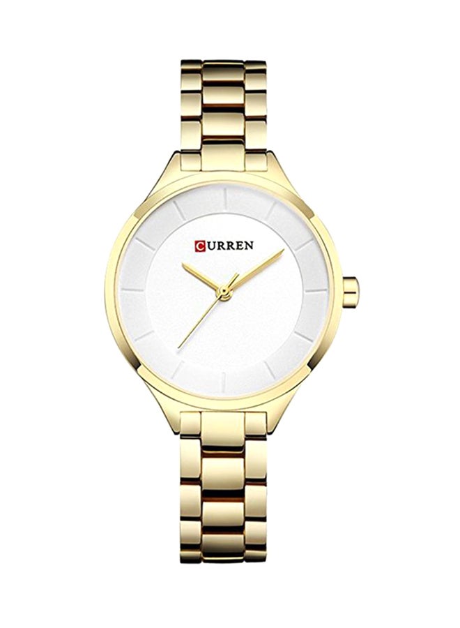 Women's Analog Stainless Steel Watch WT-CU-9015-GO2#D2 - 26 mm - Gold - v1676378934/N17917866A_6