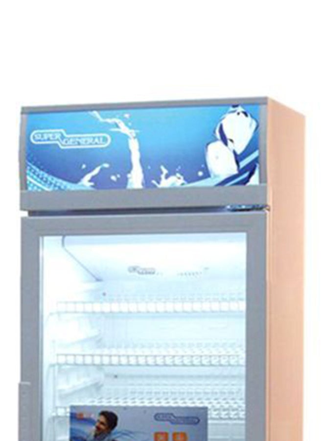 SUPER GENERAL - 295 Liters Double Layered Glass Single Door Chiller 295 L 600 W SGSC 298 White - Image 1