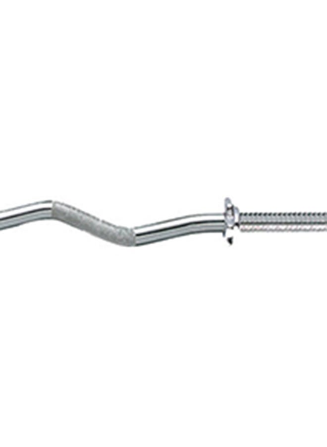 BODY SCULPTURE - Knurled Curl Bar With 2 Spin Locks - 119 cm 119cm - Image 1
