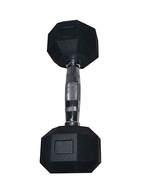 Hex Rubber Dumbbell - 6 Kg 6kg