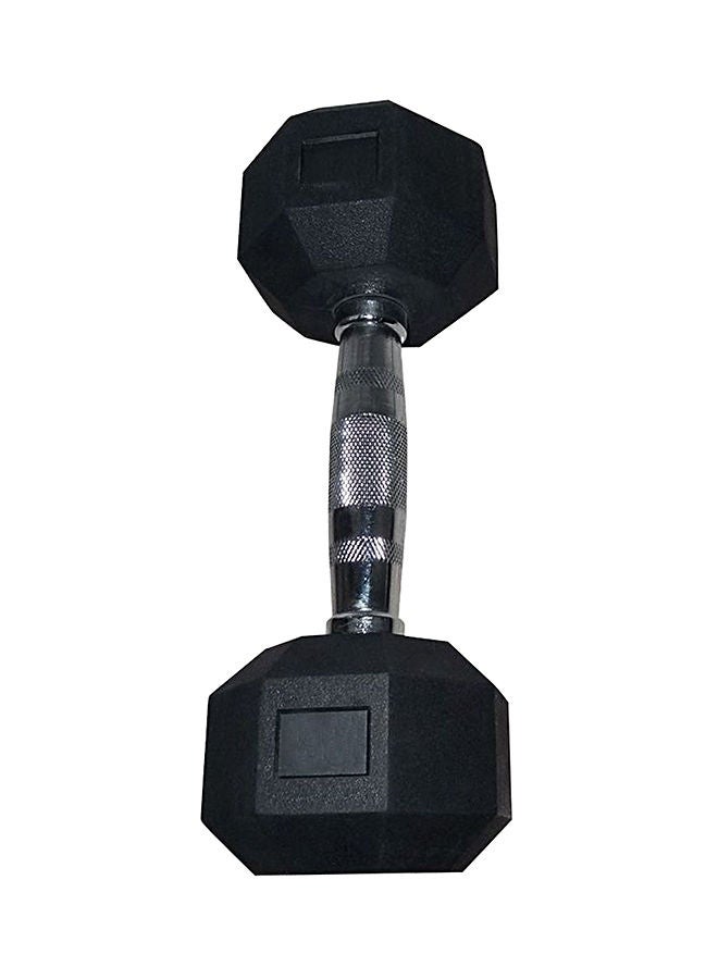 BODY SCULPTURE Hex Rubber Dumbbell - 6 Kg 6kg  - Image 1