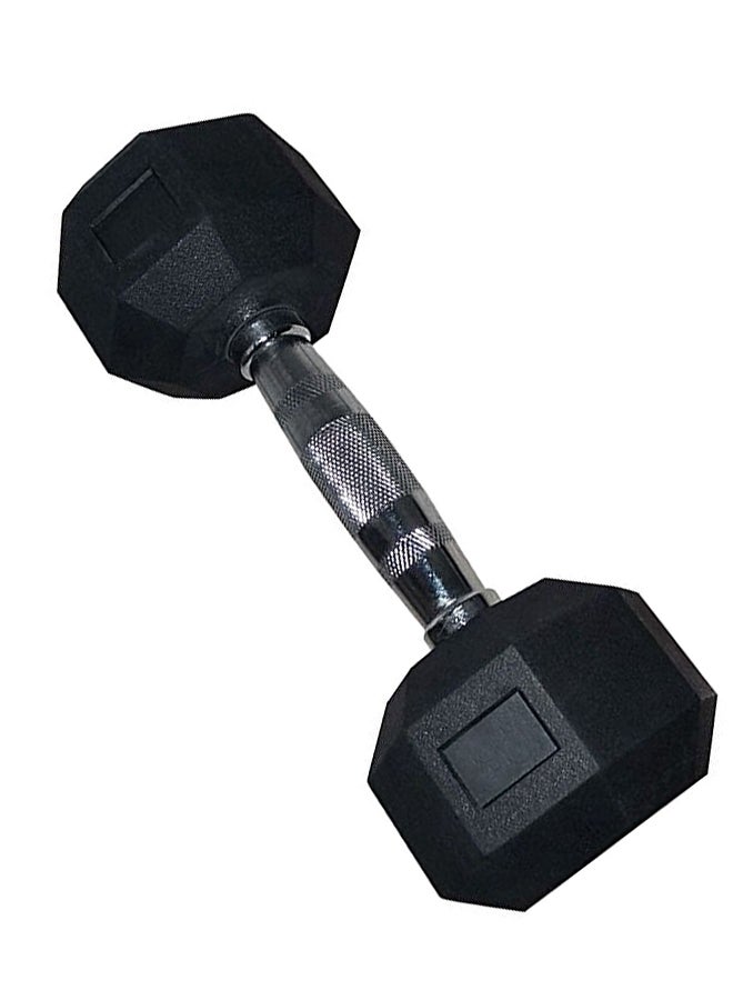 BODY SCULPTURE Hex Rubber Dumbbell - 6 Kg 6kg  - Image 2