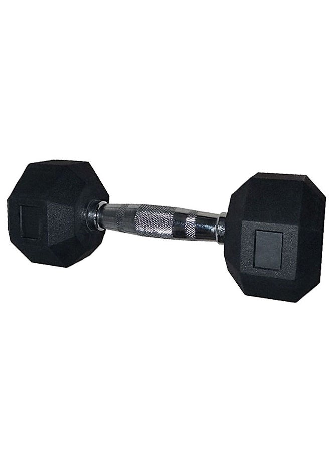 BODY SCULPTURE Hex Rubber Dumbbell - 6 Kg 6kg  - Image 3