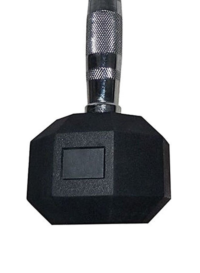 BODY SCULPTURE Hex Rubber Dumbbell - 6 Kg 6kg  - Image 5