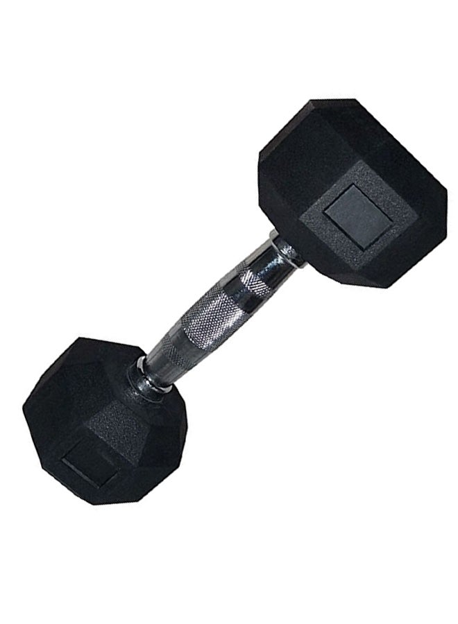 BODY SCULPTURE Hex Rubber Dumbbell - 6 Kg 6kg  - Image 4