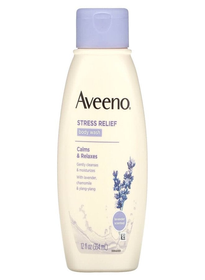 Aveeno Stress Relief Body Wash 354ml - Image 1