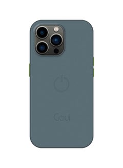 iPhone 14 Pro Max Case – Wireless Charging Friendly, 2x Magnetic Bar for Secure Attachment, 100% Compatible, Slim & Protective Design - Steel Grey