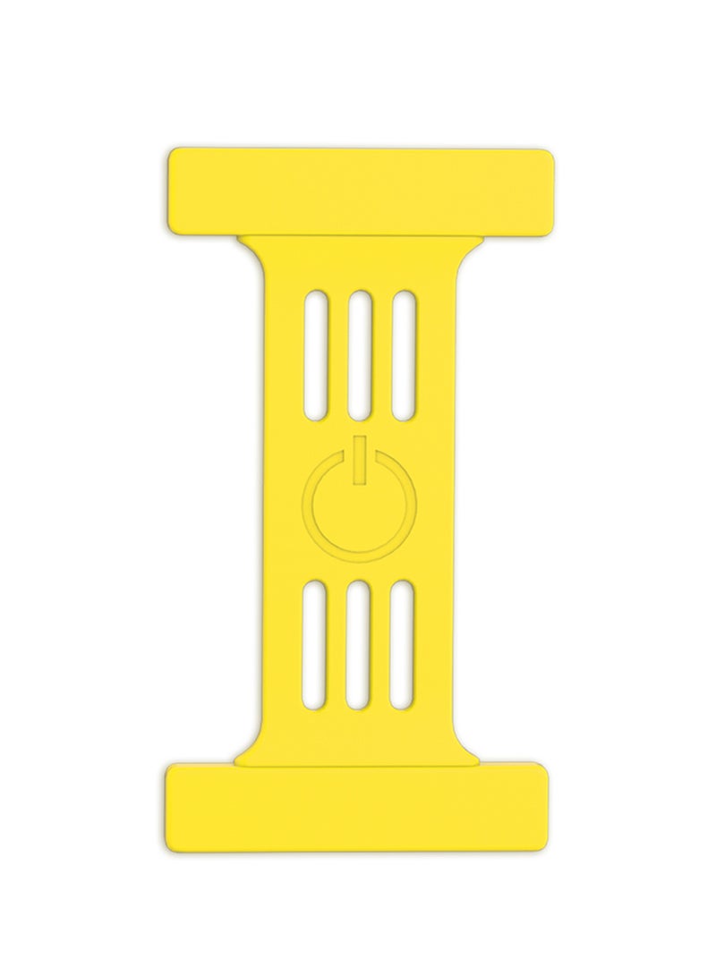 جوي حزام مغناطيسي مع حامل أصابع باللون الأصفر : تعزيز الوظائف والراحة والأناقة لجعل استخدام الهاتف وحمله أسهل أصفر كأشعة الشمس - Image 1