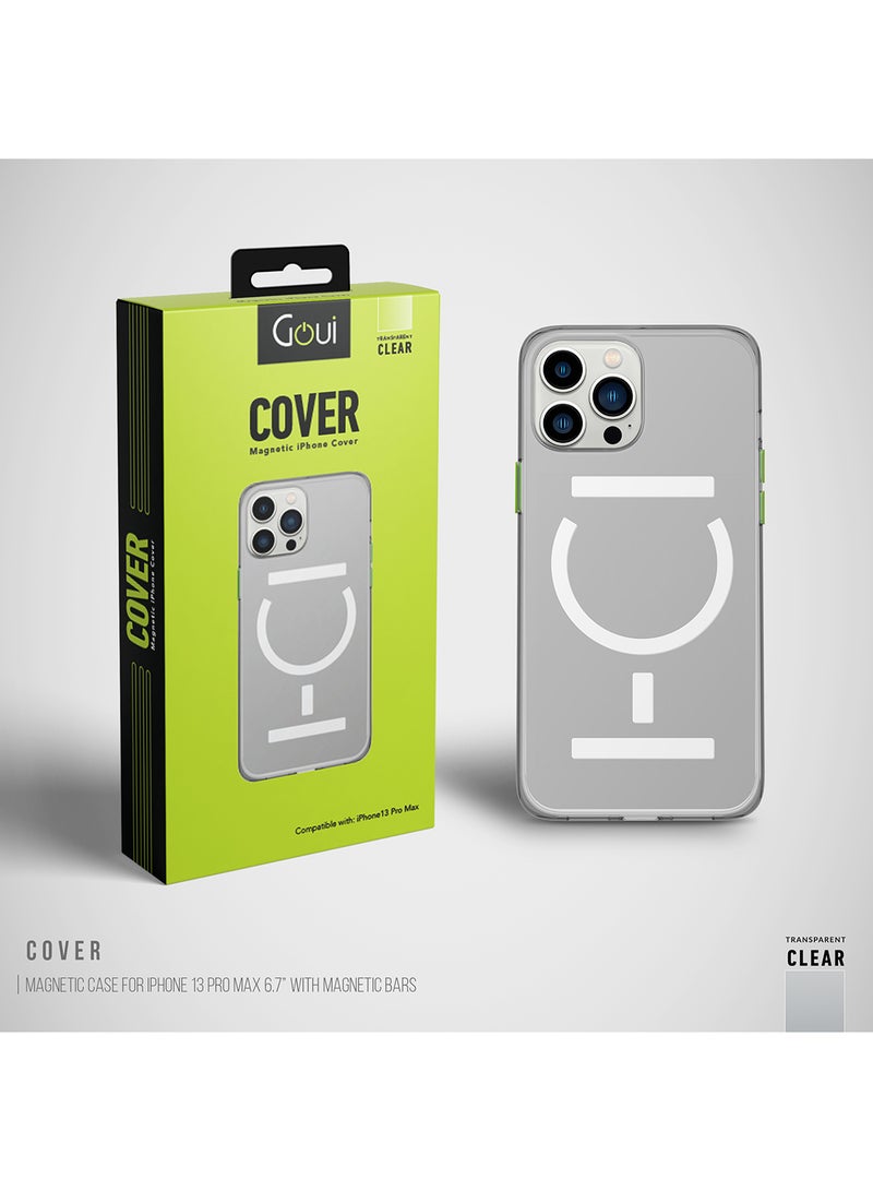 Goui Iphone Case 13 Pro Max 6.7 Inch With Magnetic Bars White - Image 3