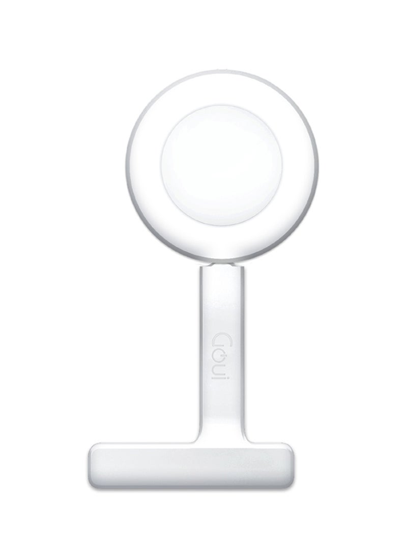 Goui Sirius-Snow White Fill Light Magnetic: The Ultimate Magnetic Fill Light for Your iPhone Goui Cover – 100% Compatible with Goui Strap, 360° Angle Rotation for Perfect Photos and Videos - Snow White  - Image 1