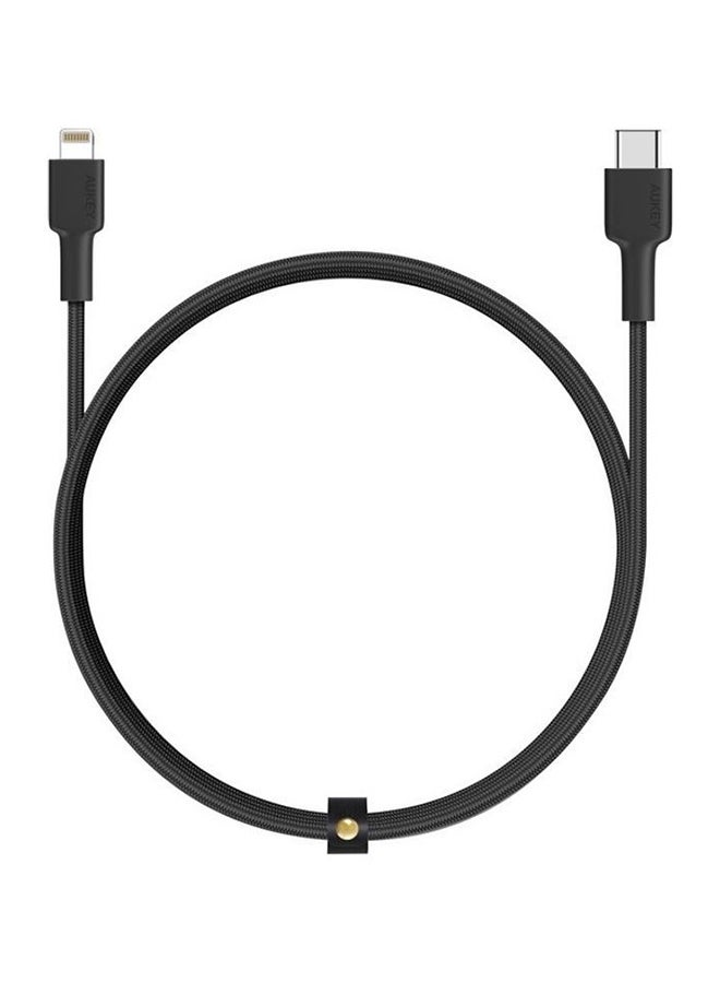 Aukey Kit On The GO BundleIII  PD Charger 20W With MFI USBC To Lightning Cable Black  - Image 2