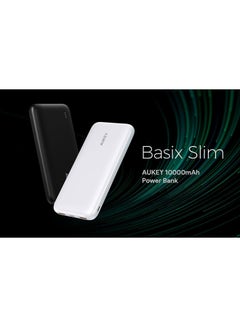 أوكي بطارية متنقلة نحيفة PD USB-C 20 واط N73 بسعة 10000 mAh لون أبيض  - Image 3