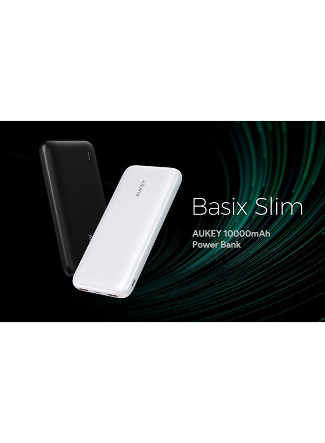 أوكي بطارية متنقلة نحيفة PD USB-C 20 واط N73 بسعة 10000 mAh لون أبيض  - Image 3