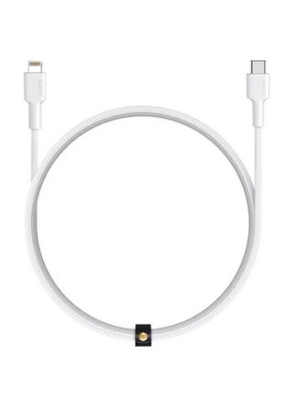 Braided Nylon Sync & Charge MFI Cable USB-C To Lightning 1.8M NCL2 White - v1676390098/N53384426A_1