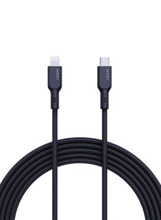 Braided Nylon Sync & Charge MFI Cable USB-C To Lightning 1.8M NCL2 Black - v1676390100/N53384427A_1