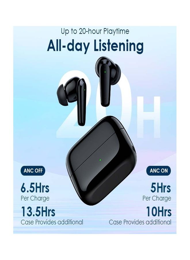 Oraimo - Rhyme Anc Noise Cancellation Thumping Bass True Wireless Earbuds Black - Image 1