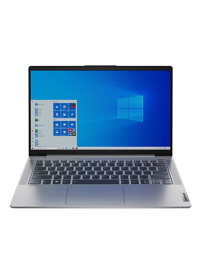 Lenovo - IdeaPad 5 14ALC05 Laptop With 14-Inch FHD Display, AMD Ryzen 7 5700U Processor / 8GB RAM / 512GB SSD / AMD Radeon Graphics / Win 11 Home / English/Arabic Platinum Grey - Image 1