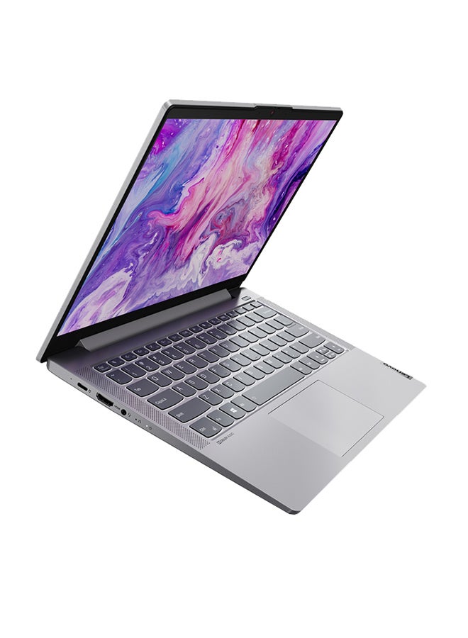 Lenovo - IdeaPad 5 14ALC05 Laptop With 14-Inch FHD Display, AMD Ryzen 7 5700U Processor / 8GB RAM / 512GB SSD / AMD Radeon Graphics / Win 11 Home / English/Arabic Platinum Grey - Image 1