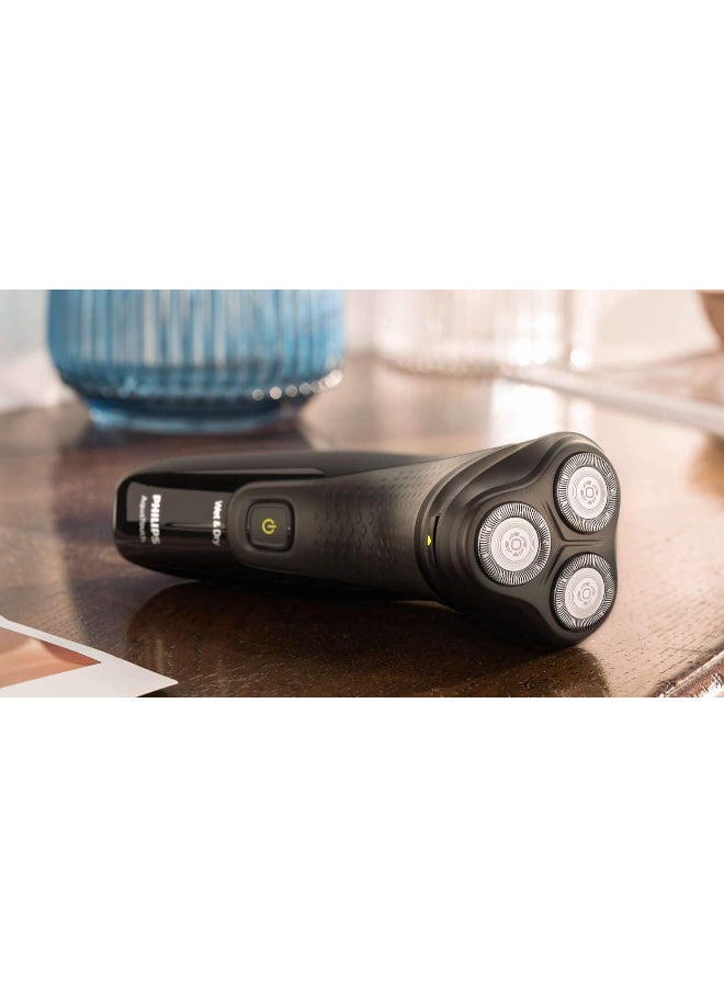 Philips Shaver Series 1000 Wet Or Dry Electric Shaver S1223/40, 2 Years Warranty Deep Black  - Image 3
