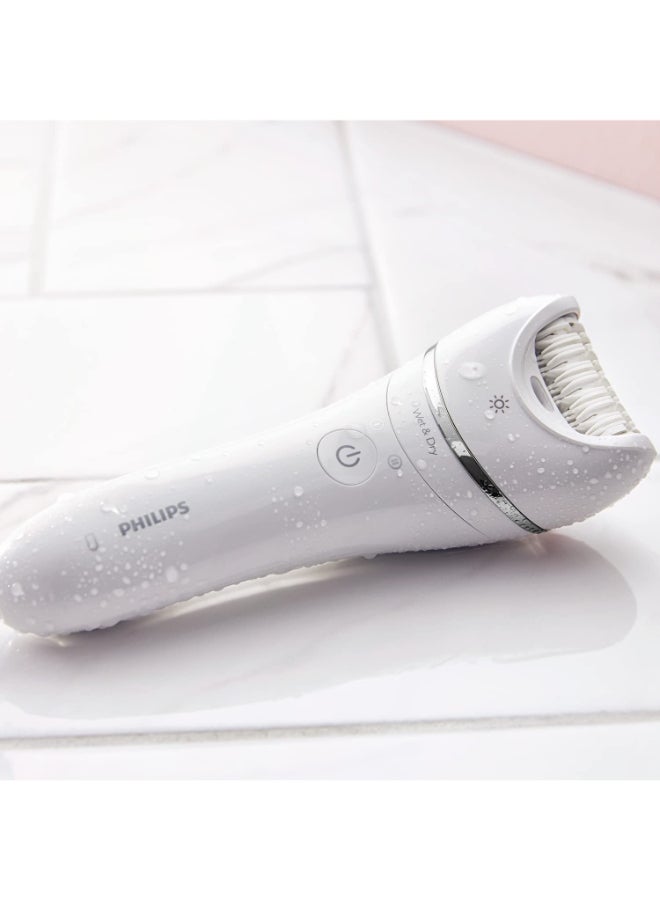 Philips - Epilator Series 8000 Wet And Dry Epilator BRE740/11, 2 Years Warranty White - Image 1
