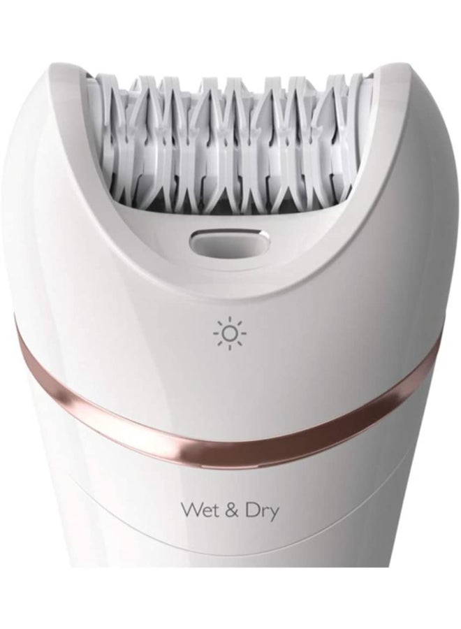 Philips - Epilator Series 8000 Wet And Dry Epilator BRE740/11, 2 Years Warranty White - Image 1