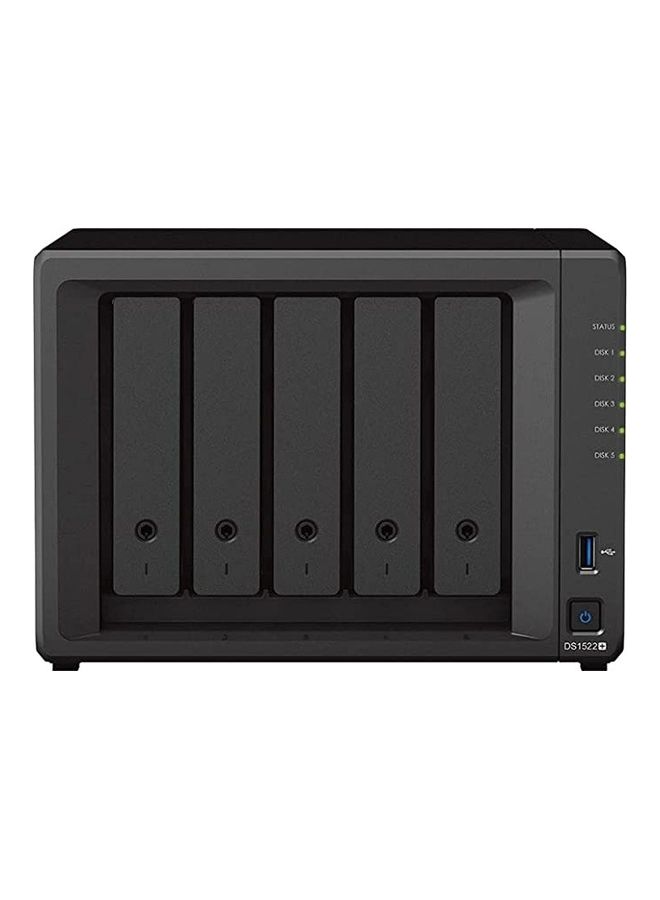 سينولوجي DS1522 PLUS TOWER 5BAY TOWER Desktop NAS Solution 5x3,5/2,5 بوصة SATA HDD/SSD، 2x M.2 2280 NVMe SSD، ذاكرة الوصول العشوائي 8 جيجابايت  - Image 2
