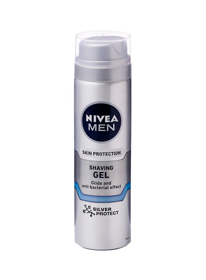 Nivea - Silver Protect Shaving Gel 200ml - Image 1