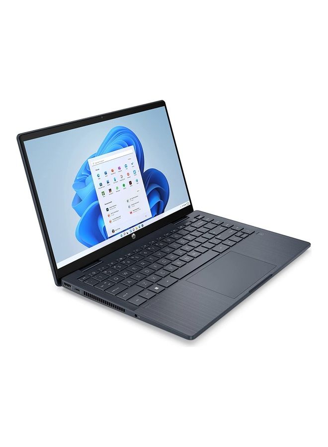 HP - Pavilion x360 ek0022ne Touchscreen Laptop Full-size, Backlit With 14-Inch Full HD Display, Core i5-1235u Processor/8GB RAM/512GB SSD/Intel UHD Graphics/Winodws 11 Home English/Arabic Space Blue - Image 1
