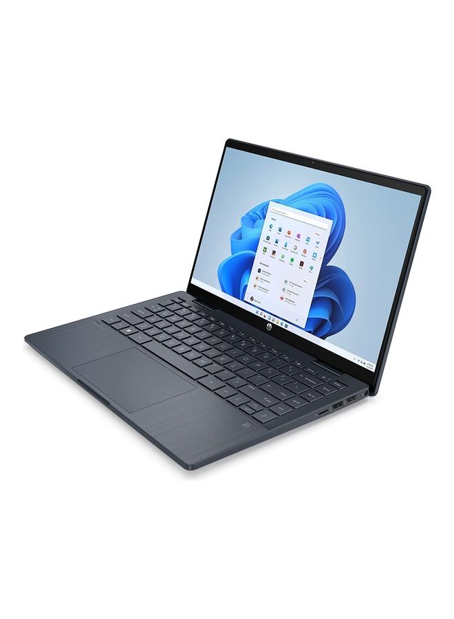 HP - Pavilion x360 ek0022ne Touchscreen Laptop Full-size, Backlit With 14-Inch Full HD Display, Core i5-1235u Processor/8GB RAM/512GB SSD/Intel UHD Graphics/Winodws 11 Home English/Arabic Space Blue - Image 1