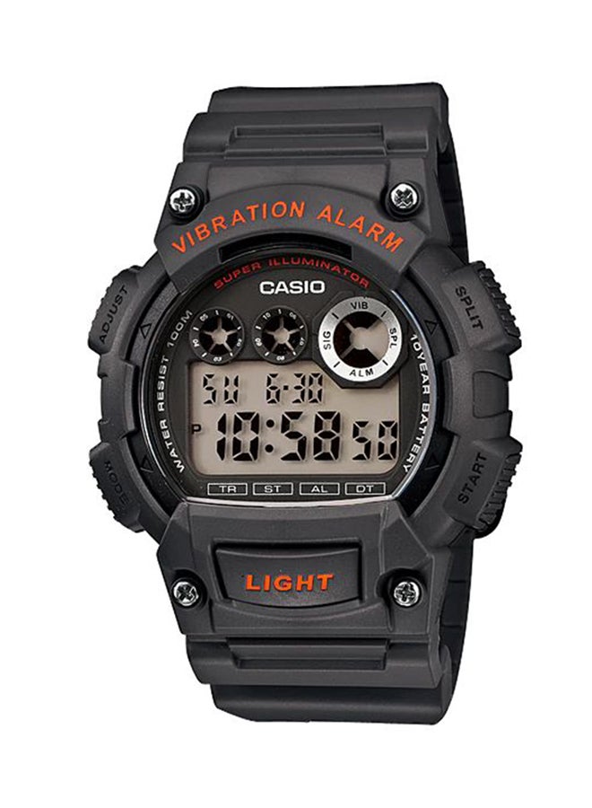 CASIO Men's Water Resistant Digital Watch W-735H-8A - 47 mm - Black - Image 1