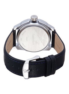 fastrack Men's Water Resistant Leather Analog Quartz Watch NE3089SL01  - Image 2