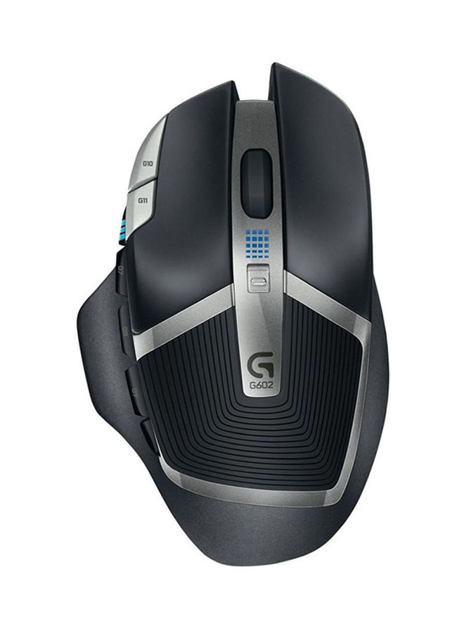 Logitech - Logitech G602 Wireless Gaming Mouse, 2,500 DPI, 11 Programmable Controls, 250h Battery Life, On-Board Memory, Compatible with PC/Mac Black - Image 1