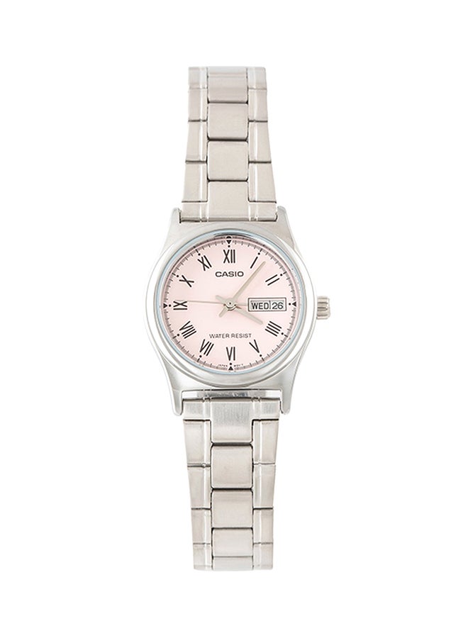 Women's Water Resistant Formal Analog Watch LTP-V006D-4BUDF - 30 mm - Silver - v1676455635/N12927101A_1