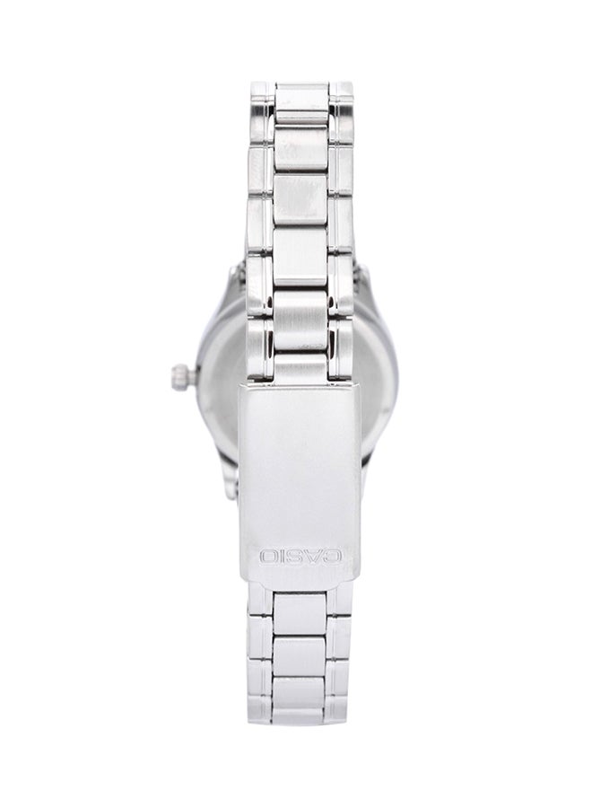 CASIO - Women's Water Resistant Formal Analog Watch LTP-V006D-4BUDF - 30 mm - Silver - Image 1