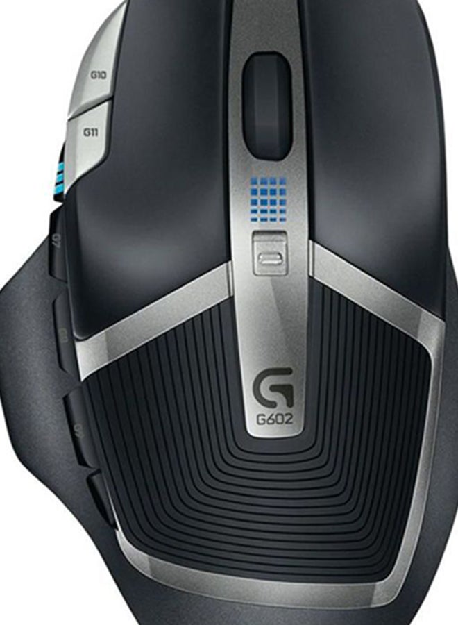 Logitech - Logitech G602 Wireless Gaming Mouse, 2,500 DPI, 11 Programmable Controls, 250h Battery Life, On-Board Memory, Compatible with PC/Mac Black - Image 1
