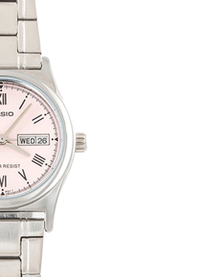 CASIO - Women's Water Resistant Formal Analog Watch LTP-V006D-4BUDF - 30 mm - Silver - Image 1