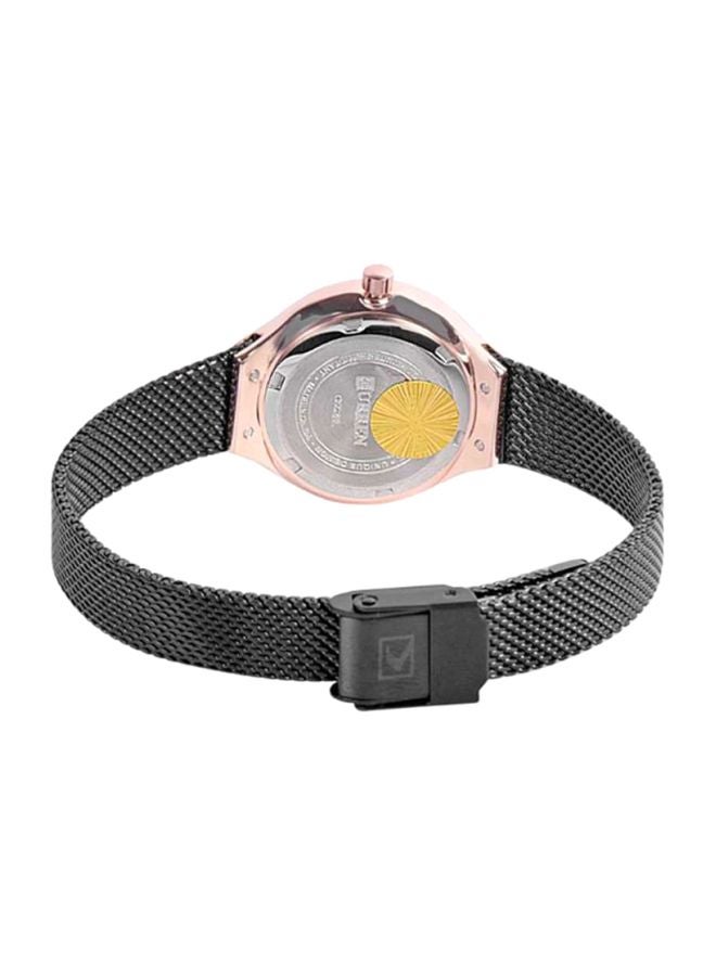 كارين ساعة يد بعقارب مقاومة للماء طراز 8256MH - 40 مم - لون أسود للرجال - Image 2