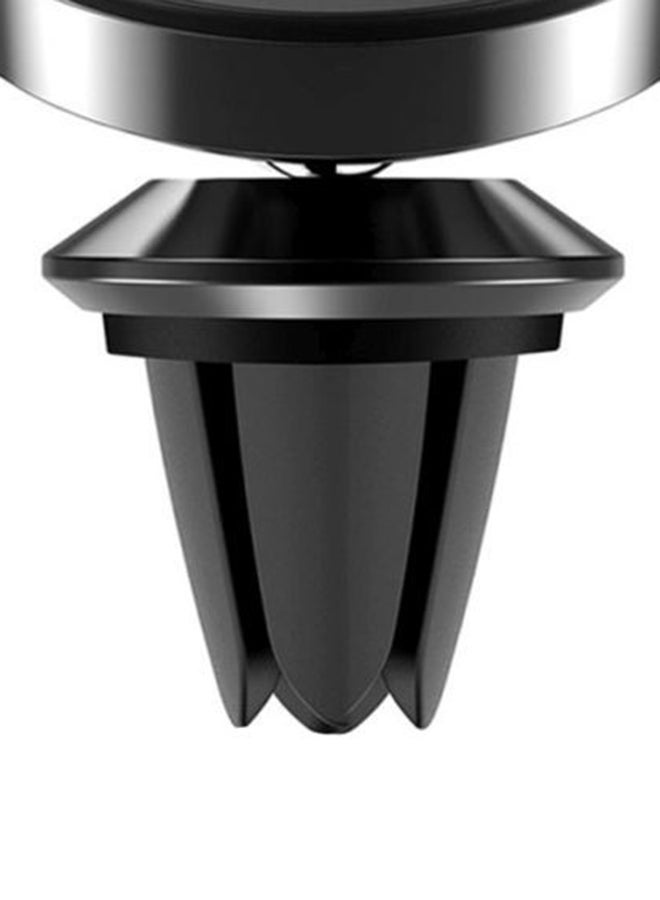 Baseus Small Ears Series Magnetic Suction Bracket Phone Holder Air Outlet Type Black/Silver  - Image 2