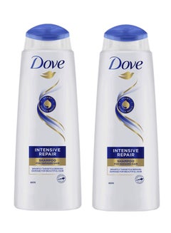 Dove Shampoo Intensive Repair Multicolour 2x400ml  - Image 1
