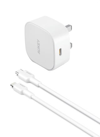 Kit On The GO Bundle-IIII  PD Charger 20W With MFI USB-C To Lightning Cable White - v1676458504/N53384419A_1