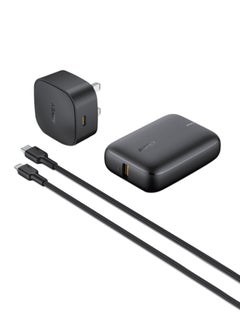 أوكي Kit On The GO BundleI PD Charger 20W مع MFI USBC إلى Lightning Cable وPD 20W 10000 mAh Power Bank  - Image 1