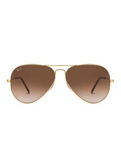 Ray-Ban Men's UV Protection Aviator Sunglasses - RB3025 - Lens Size: 58 mm - Gold  - Image 3